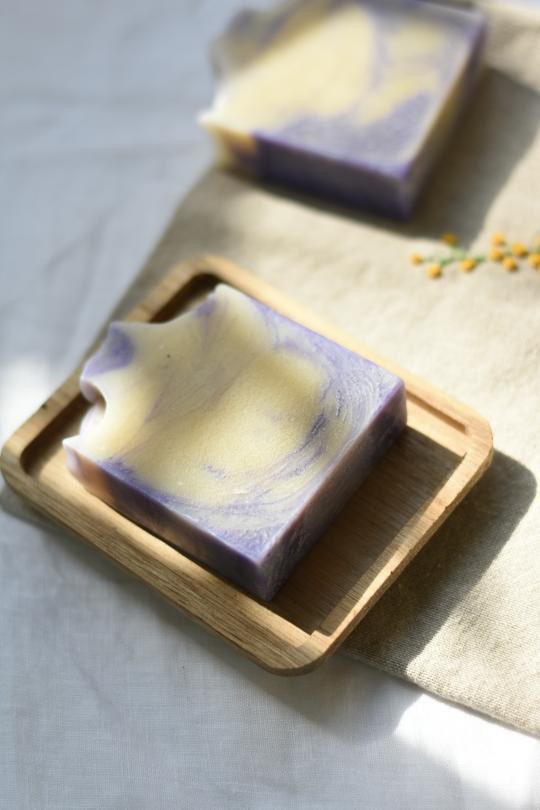 Natural handrafted lavender soap